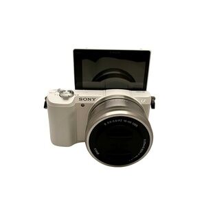 Sony A5100 16-50mm Mirrorless Digital Camera with 3-Inch Flip Up LCD White